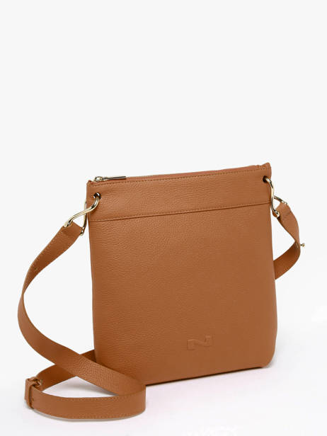 Cross Body Tas Tiki Mini Leder Nathan baume Bruin victoria N1910586 ander zicht 2